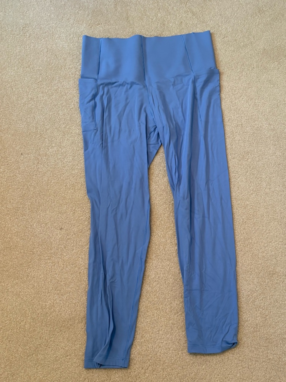 Aerie Real Me Xtra 7/8 length Periwinkle High-Waist Leggings